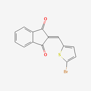 2-[(5-bromothiophen-2-yl)methylidene]-1H-indene-1,3(2H)-dione