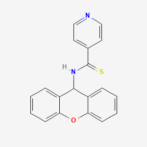 N-(9H-xanthen-9-yl)pyridine-4-carbothioamide