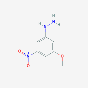 molecular formula C7H9N3O3 B11049201 (3-methoxy-5-nitrophenyl)hydrazine 