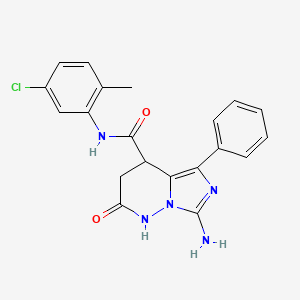 7-Amino-N-(5-chloro-2-methylphenyl)-2-oxo-5-phenyl-1H,2H,3H,4H-imidazo[1,5-B]pyridazine-4-carboxamide