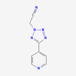 [5-(pyridin-4-yl)-2H-tetrazol-2-yl]acetonitrile