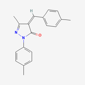 3-Methyl-1-(4-methylphenyl)-4-[(Z)-1-(4-methylphenyl)methylidene]-1H-pyrazol-5-one