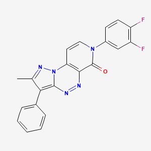 7-(3,4-difluorophenyl)-2-methyl-3-phenylpyrazolo[5,1-c]pyrido[4,3-e][1,2,4]triazin-6(7H)-one