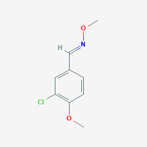 molecular formula C9H10ClNO2 B11049467 (E)-1-(3-chloro-4-methoxyphenyl)-N-methoxymethanimine 