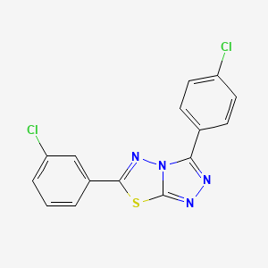 6-(3-Chlorophenyl)-3-(4-chlorophenyl)[1,2,4]triazolo[3,4-b][1,3,4]thiadiazole