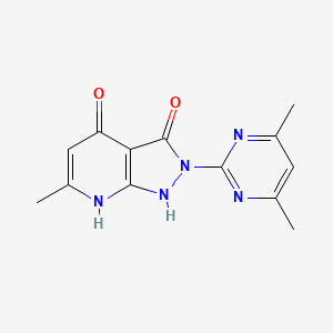 2-(4,6-dimethylpyrimidin-2-yl)-6-methyl-1H-pyrazolo[3,4-b]pyridine-3,4(2H,7H)-dione