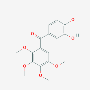 (3-Hydroxy-4-methoxyphenyl)(2,3,4,5-tetramethoxyphenyl)methanone