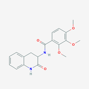 2,3,4-trimethoxy-N-(2-oxo-1,2,3,4-tetrahydroquinolin-3-yl)benzamide