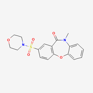 10-Methyl-2-(morpholinosulfonyl)dibenzo[B,F][1,4]oxazepin-11(10H)-one