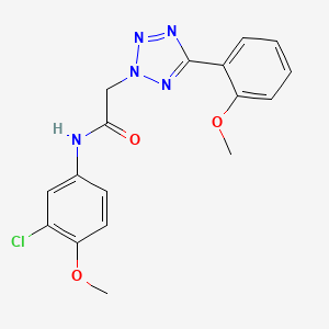 molecular formula C17H16ClN5O3 B11049884 N-(3-chloro-4-methoxyphenyl)-2-[5-(2-methoxyphenyl)-2H-tetrazol-2-yl]acetamide 