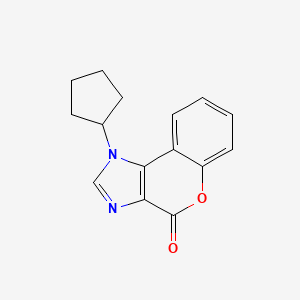 1-cyclopentylchromeno[3,4-d]imidazol-4-one