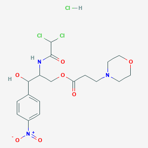 B011051 L(-)-treo-1-p-Nitrofenil-2-dicloroacetamido-3-(1-morfolin)-propionossipropanolo-1 [Italian] CAS No. 100173-36-2