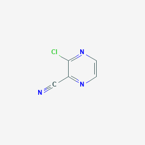 molecular formula C5H2ClN3 B110518 3-氯吡嗪-2-腈 CAS No. 55557-52-3