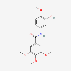 n-(3-Hydroxy-4-methoxyphenyl)-3,4,5-trimethoxybenzamide