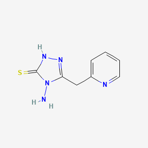 4-Amino-5-(2-pyridylmethyl)-4H-1,2,4-triazol-3-ylhydrosulfide