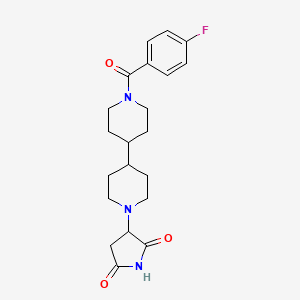 3-[1'-(4-Fluorobenzoyl)-4,4'-bipiperidin-1-YL]-2,5-pyrrolidinedione