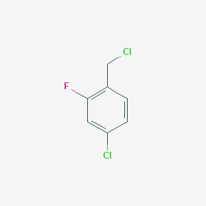 B110539 4-Chloro-1-(chloromethyl)-2-fluorobenzene CAS No. 87417-71-8
