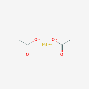 molecular formula C4H6O4Pd B110540 palladium(II) acetate CAS No. 3375-31-3