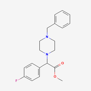 Methyl (4-benzylpiperazin-1-yl)(4-fluorophenyl)acetate