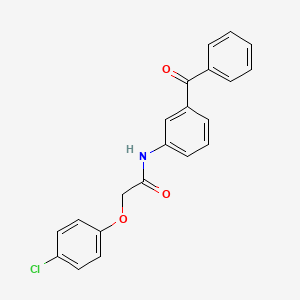 N-(3-benzoylphenyl)-2-(4-chlorophenoxy)acetamide