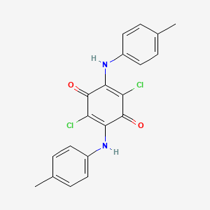 2,5-Dichloro-3,6-bis[(4-methylphenyl)amino]cyclohexa-2,5-diene-1,4-dione