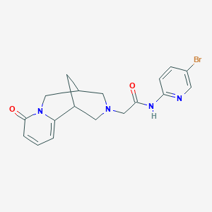 N-(5-bromopyridin-2-yl)-2-(8-oxo-1,5,6,8-tetrahydro-2H-1,5-methanopyrido[1,2-a][1,5]diazocin-3(4H)-yl)acetamide