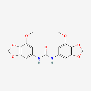 1,3-Bis(7-methoxy-1,3-benzodioxol-5-yl)urea