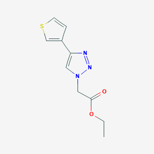 ethyl [4-(thiophen-3-yl)-1H-1,2,3-triazol-1-yl]acetate