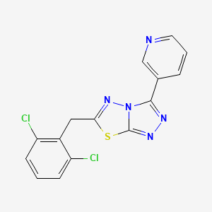 6-(2,6-Dichlorobenzyl)-3-(pyridin-3-yl)[1,2,4]triazolo[3,4-b][1,3,4]thiadiazole