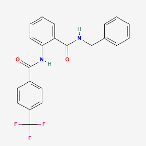 N-benzyl-2-{[4-(trifluoromethyl)benzoyl]amino}benzamide