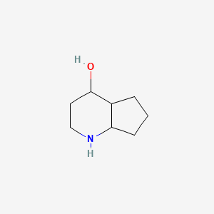 molecular formula C8H15NO B11054884 octahydro-1H-cyclopenta[b]pyridin-4-ol 