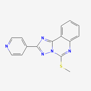 5-(Methylthio)-2-pyridin-4-yl[1,2,4]triazolo[1,5-c]quinazoline