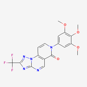 2-(trifluoromethyl)-7-(3,4,5-trimethoxyphenyl)pyrido[3,4-e][1,2,4]triazolo[1,5-a]pyrimidin-6(7H)-one