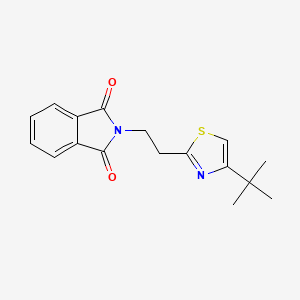 2-[2-(4-tert-butyl-1,3-thiazol-2-yl)ethyl]-1H-isoindole-1,3(2H)-dione