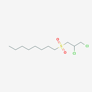 1-[(2,3-Dichloropropyl)sulfonyl]octane