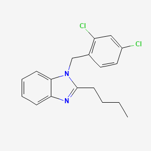 2-butyl-1-(2,4-dichlorobenzyl)-1H-benzimidazole