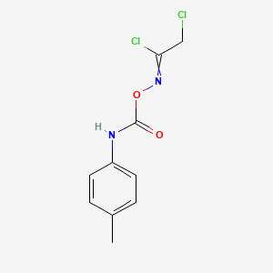 Ethanimidoyl chloride, 2-chloro-N-[[[(4-methylphenyl)amino]carbonyl]oxy]-