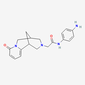 N-(4-aminophenyl)-2-(8-oxo-1,5,6,8-tetrahydro-2H-1,5-methanopyrido[1,2-a][1,5]diazocin-3(4H)-yl)acetamide