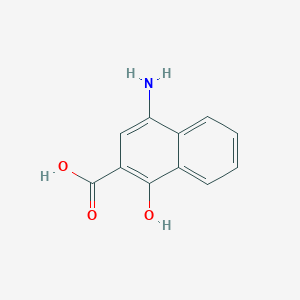 B110556 4-Amino-1-hydroxy-2-naphthoic acid CAS No. 13065-87-7