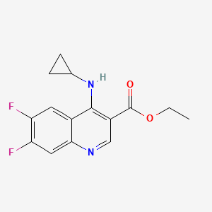 Ethyl 4-(cyclopropylamino)-6,7-difluoroquinoline-3-carboxylate