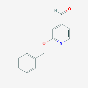 molecular formula C13H11NO2 B110558 2-(苄氧基)异烟酰甲醛 CAS No. 467236-27-7