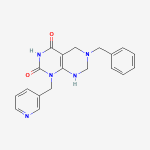 6-benzyl-2-hydroxy-1-(pyridin-3-ylmethyl)-5,6,7,8-tetrahydropyrimido[4,5-d]pyrimidin-4(1H)-one