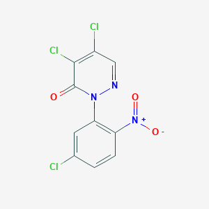 4,5-dichloro-2-(5-chloro-2-nitrophenyl)pyridazin-3(2H)-one