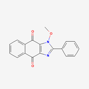 1-methoxy-2-phenyl-1H-naphtho[2,3-d]imidazole-4,9-dione