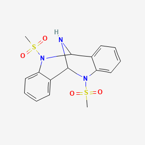 5,11-Bis(methylsulfonyl)-5,6,11,12-tetrahydro-6,12-epiminodibenzo[b,f][1,5]diazocine