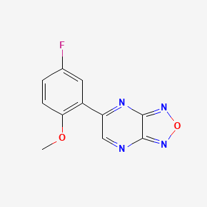 5-(5-Fluoro-2-methoxyphenyl)[1,2,5]oxadiazolo[3,4-b]pyrazine