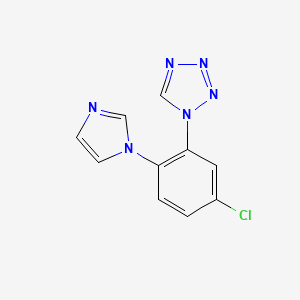 1-[5-chloro-2-(1H-imidazol-1-yl)phenyl]-1H-tetrazole