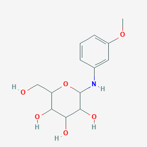 N-(3-methoxyphenyl)hexopyranosylamine