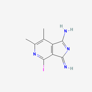 4-Iodo-6,7-dimethyl-1h-pyrrolo[3,4-c]pyridine-1,3(2h)-diimine