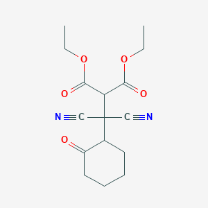 Diethyl [dicyano(2-oxocyclohexyl)methyl]propanedioate